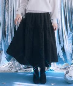earth music&ecology ウエストシャーリングティアードスカートのサムネイル
