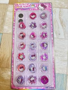 【正規品】ハローキティ　キティ　ヒョウ柄　ギャル　キラコロおはじきシール　新品