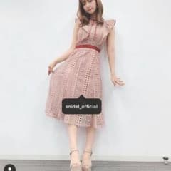SNIDEL レースフリルドレスのサムネイル