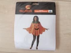 【新品】ハロウィン パンプキン ポンチョ 大人用 コスプレ 衣装のサムネイル