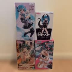 初音ミク フィギュア 4点セット ムチュート Evolve しろたん ぬースト