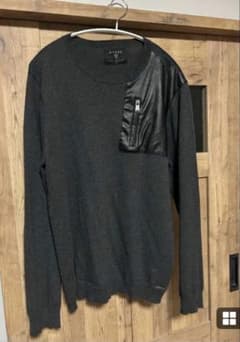 Sullen Tokyo GUESS レザーパッチセーターarchive - メルカリ