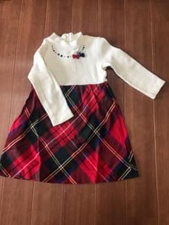 美品☆ファミリア ワンピース 100cmのサムネイル