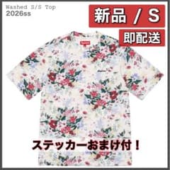 新品S／Supreme Washed S/S Top 