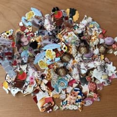 【平成レトロ】猫 動物 飴フレークシール まとめ売りのサムネイル