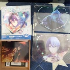 プロセカ ノーブルアート ハートクリアカード 缶バッジ 青柳冬弥