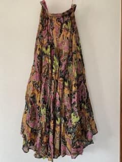 古着　フレアスカート ボヘミアンのサムネイル