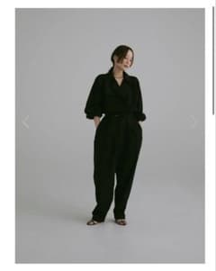 Louren ブラックオールインワン・サロペットのサムネイル