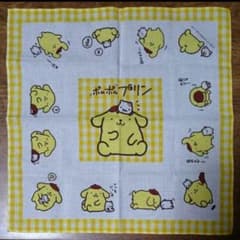 新品 ポムポムプリン ハンカチ レトロ サンリオのサムネイル