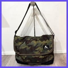 GREGORY 迷彩 メッセンジャーバッグ 大容量　旧ロゴ カモ柄 ショルダー