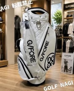 G/FORE ツアー用キャディバッグ ホワイト 美しいフォルム 未使用品 即