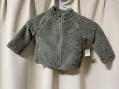 新品 未使用 カーキ グリーン フリースジャケット 80 GAP GAPのサムネイル