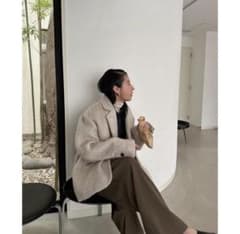 クラネ　MIX SHAGGY OVER TAILORED JACKETのサムネイル