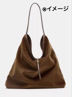 ZARA コーデュロイ調トートバッグのサムネイル