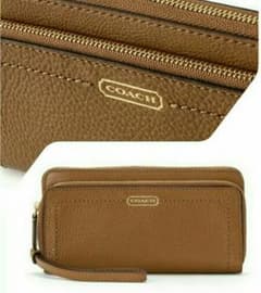 コーチ 本革 長財布 /スマホポケット＆リストレット付き/ダブル アコーディオンのサムネイル