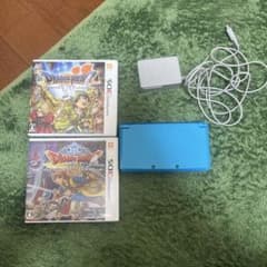 ニンテンドー3DS 青 + ドラゴンクエストゲーム2本のサムネイル