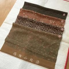 ガラシャ様専用6★丹後縮緬　4枚　2♪ろうけつ型染め風5枚のサムネイル