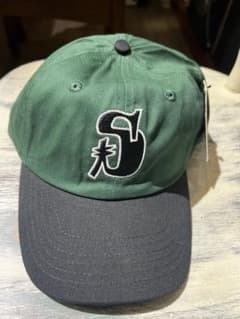 花*子様 Stussy キャップ グリーン ブラック