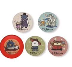 お文具といっしょ　グッズ　名もなき者さん　缶バッジのサムネイル