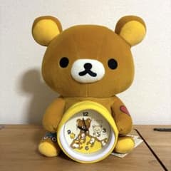 新品タグ付☆リラックマ ぬいぐるみ 時計 動作確認済み - メルカリ