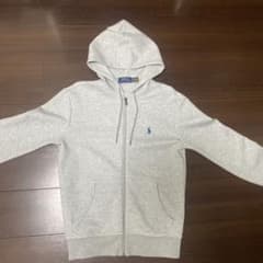 POLO RALPH LAUREN ジップアップパーカー グレー XSのサムネイル