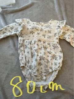 韓国服　花柄　ロンパースセットのサムネイル