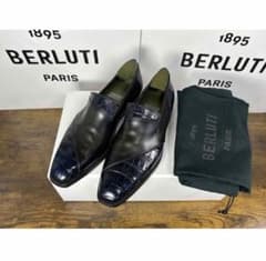 定価74.8万円 Berluti パッチワーク デメジュール ローファー　6.5 74.8万円 Berluti パッチワーク デメジュール ローファー 6.5 - メルカリ