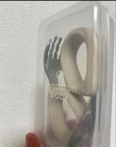 macaron baby シリコン スプーン・フォークセットのサムネイル