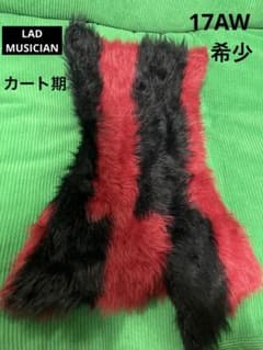 LAD MUSICIAN SHAGGY BORDER KNIT スヌードカート - メルカリ