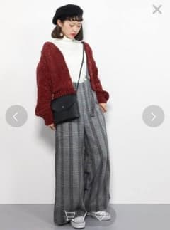 グレンチェック サロペットのサムネイル