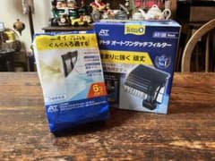 テトラ オートワンタッチフィルター 中古AT-20 本体 フィルター3枚付きのサムネイル