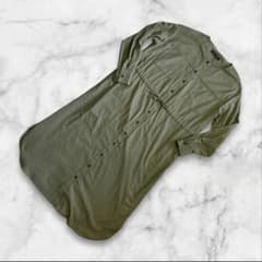 URBAN RESEARCH F カーキ ロングシャツワンピース ドロスト
