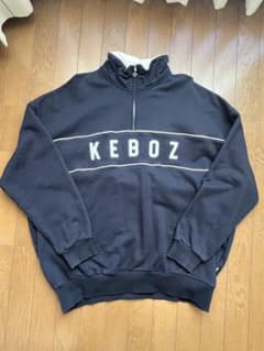 KEBOZ ネイビー ハーフジップ スウェットのサムネイル
