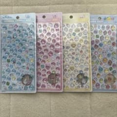 『正規品』ボンボンドロップシール しずくちゃんmini 4点セットのサムネイル