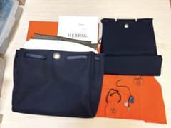 ❤️エルメス❤️HERMES エールバッグMM❤️ネイビー ❤️2WAYのサムネイル