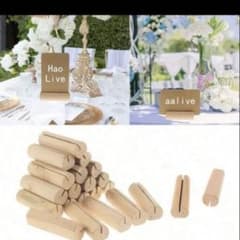 結婚式 木製スライドスタンド 40個セットのサムネイル