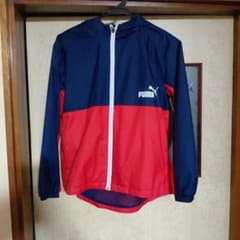 PUMA ウィンドブレーカー 150cm ネイビー レッドのサムネイル