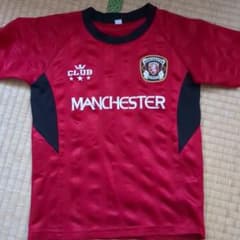 MANCHESTER サッカー ユニフォーム レッド ブラックのサムネイル