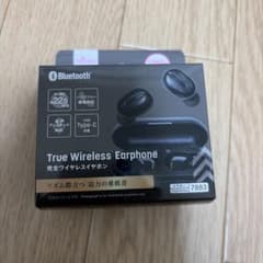 DAISO 完全ワイヤレスイヤホン TWS003 ブラックのサムネイル