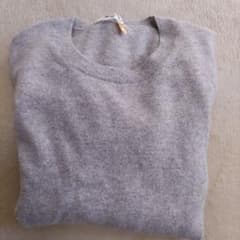 K⭐プロフ必読⭐様専用　カシミヤUネックセーターのサムネイル