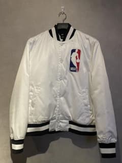 NIKE×NBA ホワイト ナイロンジャケットXL - メルカリ