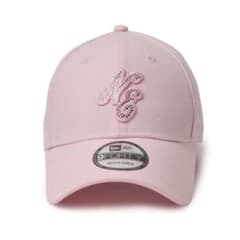 NEWERA 9FORTY キャップ ピンク ラインストーン ニューエラ - メルカリ