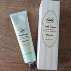 新品箱あり SABON ハンドクリーム ホワイトティー 50mlのサムネイル
