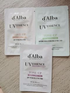 d'Alba 달바 UV 에센스 톤 업 선크림 3종