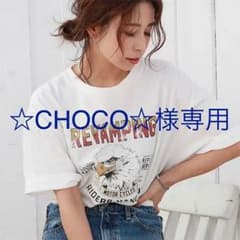 【新品未使用】ビッグシルエット イーグルTEE ホワイトのサムネイル