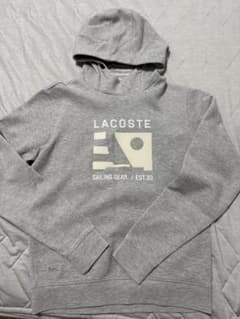 LACOSTE パーカー グレーSAILING GEAR