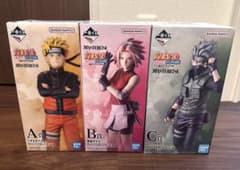 NARUTO 一番くじ フィギュア A賞ナルト B賞サクラ C賞カカシ - メルカリ