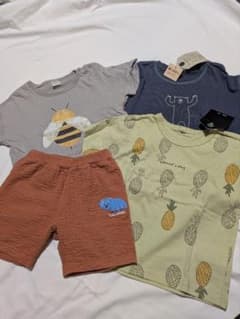 Tシャツ・ショートパンツ4点セット 90cmのサムネイル