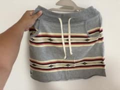 CHUMS ミニスカート ネイティブ柄 グレーのサムネイル