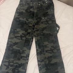 迷彩柄 ワークパンツ カーゴパンツのサムネイル